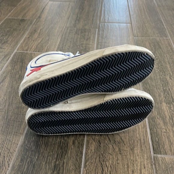 Golden Goose High Top- Size 44- White / Red / Blue - Picture 8 of 8